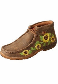 Women's Twisted X Bomber/Sunflower Driving Moccasins WDM0128