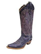 Womens Circle G by Corral Lilac Embroidery Boot L6328