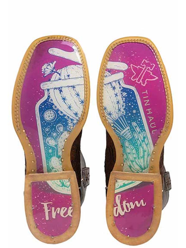 Women's Tin Haul Damask Diamonds with Freedom Sole Boots 00071441 ZDS