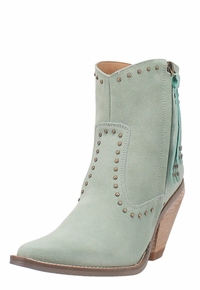 Womens Dingo Classy N Sassy Mint Suede Leather Bootie 952