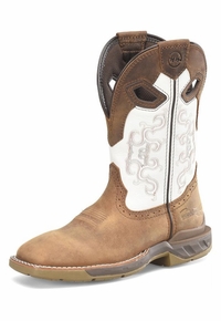 Womens Double-H 10" Wide Square Toe Roper Brave Boots DH5425 ZDS
