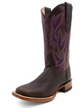 Women’s Ferrini Maggie Chocolate Square Toe Boot 8219309