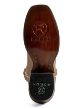 Womens Roper Cutter Toe Leather Western Boots 7128-8833