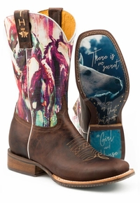 Womens Tin Haul Highbrow Horses with true Love Sole Boot 0077-1403 ZDS