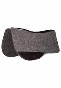 DISCONTINUED/SOLD OUT 2026/08/03 Wool Blend Felt Contour Tucker Saddle Pads 40-703 ZDS