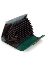 Wrangler Genuine Hair-On Cowhide Floral Tooled Card Holder WG224-W070