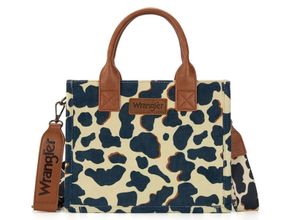 Wrangler Cow Print Concealed Carry Tote/Crossbody SP-WG264-8120