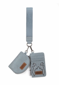 Wrangler Embroidered Dual Pouch Wristlet WG145-W007