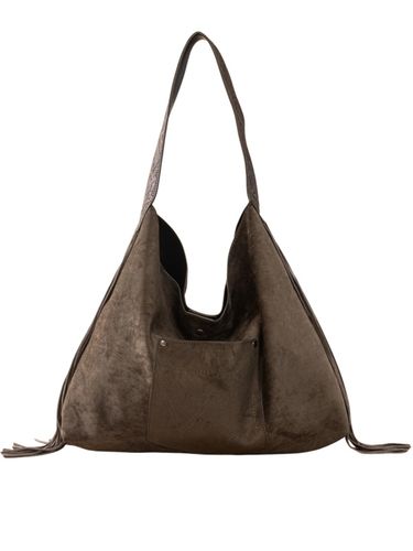 Wrangler Fringe Floral Tooled Hobo Bag WG239-9182