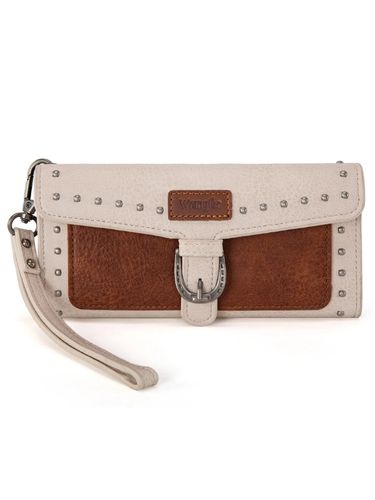 Wrangler Western Tri-fold RFID Wristlet Wallet WG195