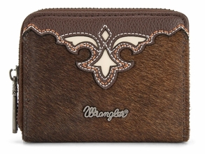 Wrangler Cowhide Zip-Around Wallet WG322-W088