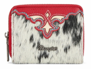 Wrangler Cowhide Zip-Around Wallet WG322-W088