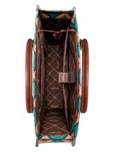 Wrangler Dual Sided Print Canvas Wide Tote WG2203-8119