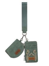 Wrangler Embroidered Dual Pouch Wristlet WG145-W007