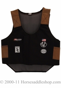 Youth Black Bull Rider Vest by M & F 5056401