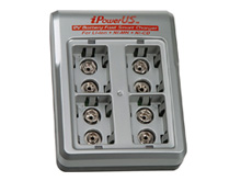 iPower FC-9V4LN 9V Lithium Ion Battery Fast Smart Battery Charger FC-9VX44 - US or European Plug