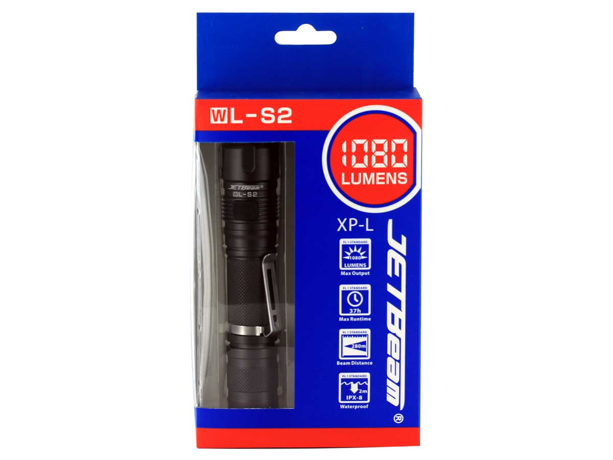 JETBeam WLS2 Every Day Carry Flashlight