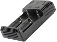 Nitecore Intellicharge i2 2-Channel Smart Charger for Li-ion, Ni-Cd, & NiMH Batteries - 2016 Edition