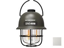 Nitecore LR40 USB-C Rechargeable LED Lantern - 100 Lumens - Uses Built-in 4000mAh Li-ion Battery Pack - in Army Green or White