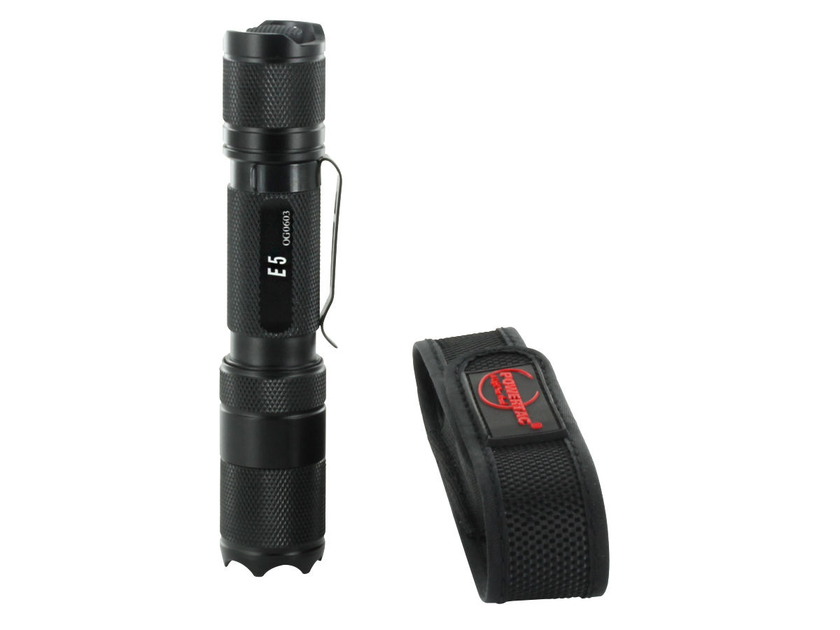 Powertac E5 (Gen IV) LED Flashlight CREE XML2 U2 980 Lumens Uses