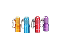 PROMO - Klarus Mi1 Mini Keychain Flashlight - 20 Lumens - Nichia Cool White 5mm LED - Includes 4 x LR41 - Assorted Colors
