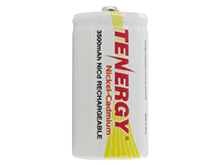 Tenergy 20400 C-cell 3500mAh 1.2V Nickel Cadmium (NiCd) Button Top Battery - Bulk