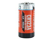 Titanium Innovations CR123A 1600mAh 3V 3A Lithium (LiMnO2) Button Top Photo Battery - Bulk