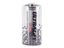UltraLife UB123A CR123A 1650mAh 3V Lithium (LiMnO2) Button Top Photo Battery - Bulk - Made in the USA