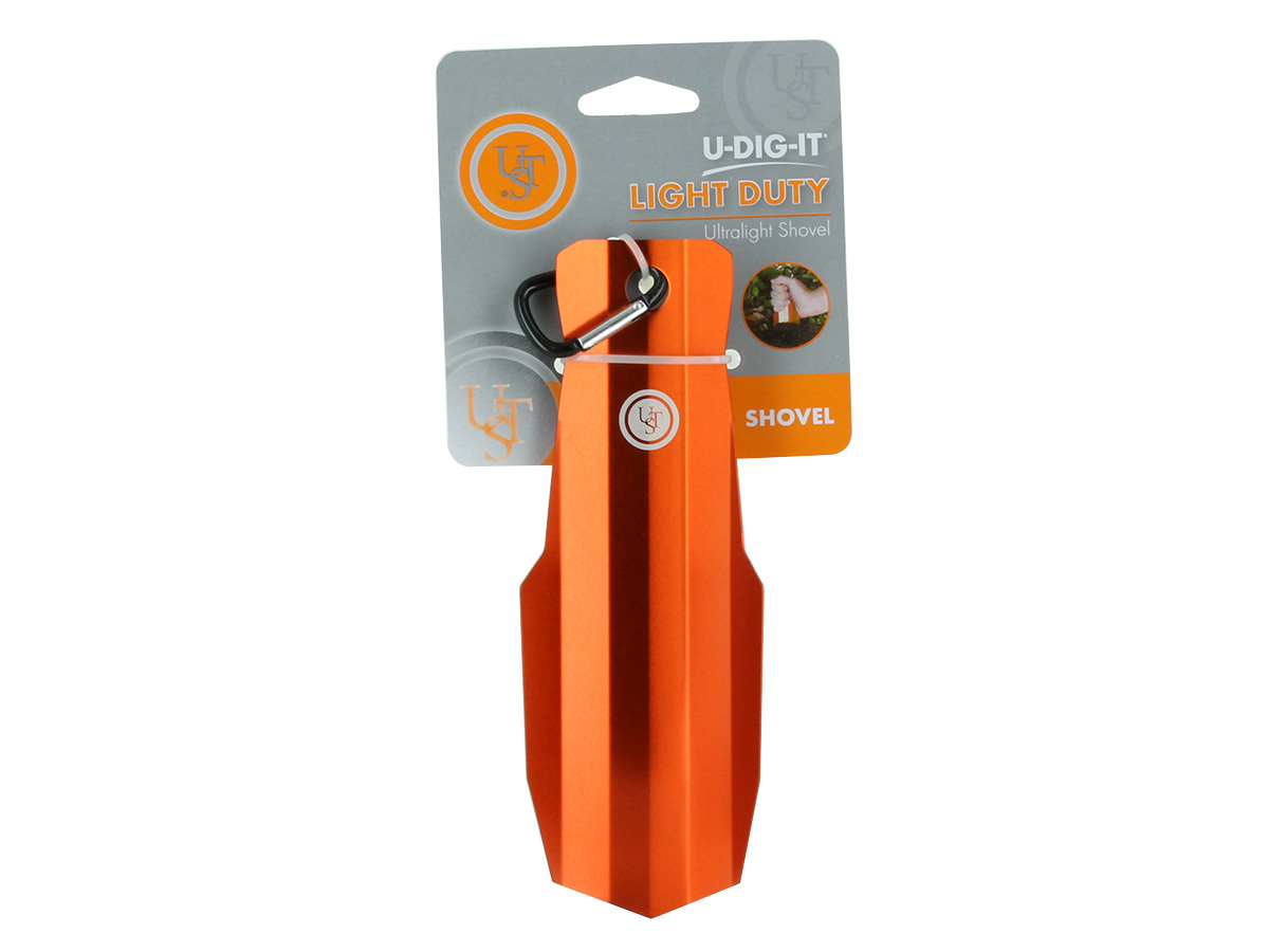UST UDigIt Light Shovel with Carabiner for Light Digging