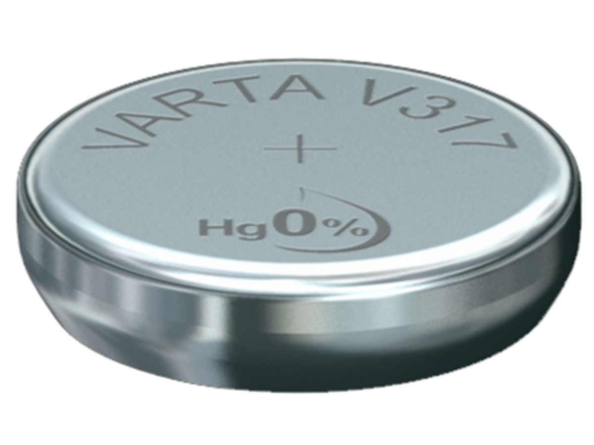 Varta 317 10.5mAh 1.55V Electronic Silver Oxide Coin Cell Battery (V317
