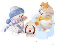 Frosty the Snowman Chilly, Millie and Willie Action Figures- SOLD OUT