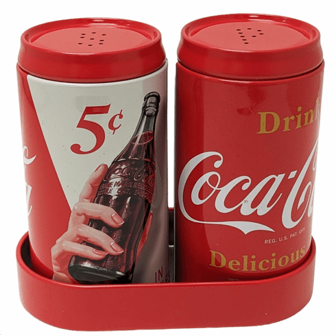 2025 Coke Salt and Pepper Set (12 tins) - Item # 776827-12