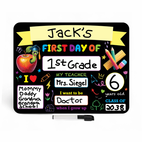 First Day of School Memo Board PDQ (12 pcs) Item # 236507-12