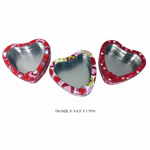 Heart with Window (12 tins) Item # 287307-12