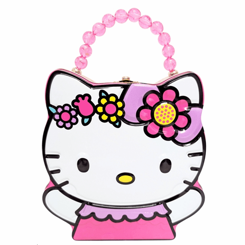 Hello Kitty Peace and Love Head Shaped Carrier (12 tins) - Item # 698217-12