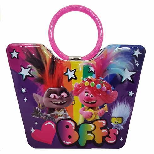 Trolls Fancy Shape Carry All with Ring Handle (12 tins) - Item # 296407-12