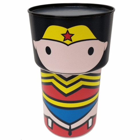 $.75 each - Wonder Woman Bobble Head  Bank (12 tins) - Item # 656707-12