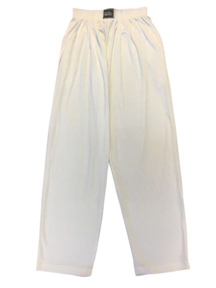 Crazee Wear Relaxed Fit Pants- White