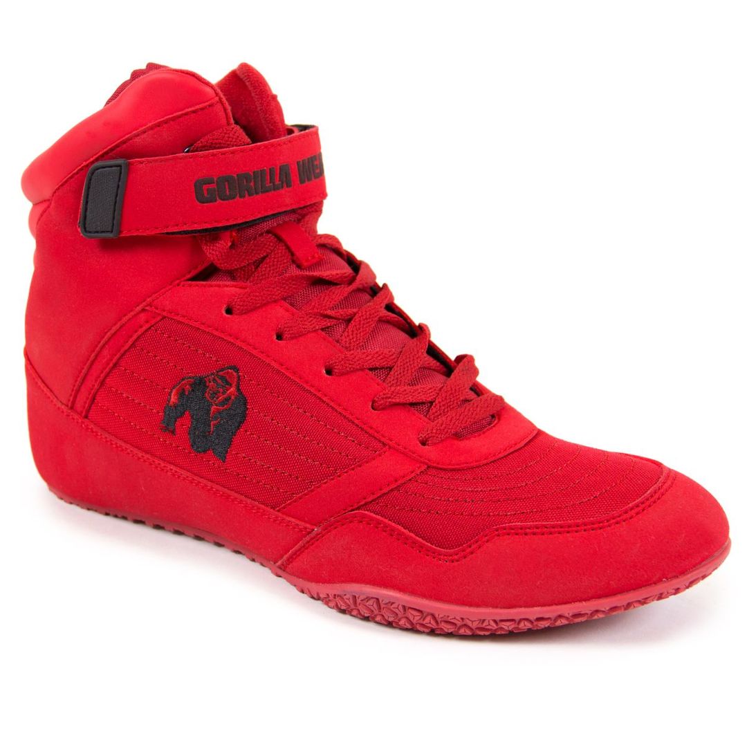 Gorilla Wear High Top Shoes- Red | T Micheal display picture 2
