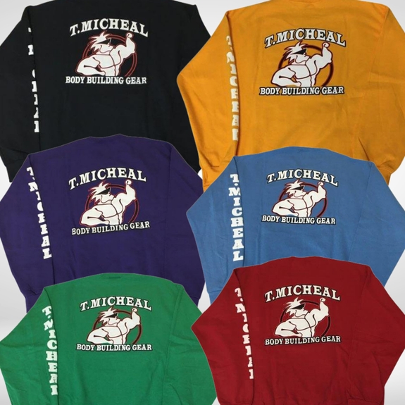 Premium T. Micheal Sweatshirt with Back Print- # 113FB