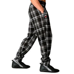 Otomix Black Plaid Weightlifting Workout Baggy Gym Pant