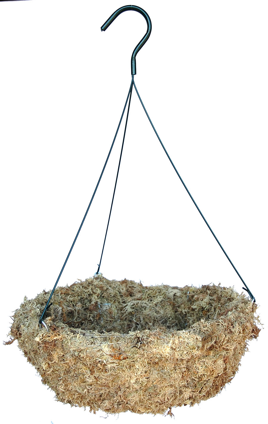 14" Shallow Sphagnum Moss Basket