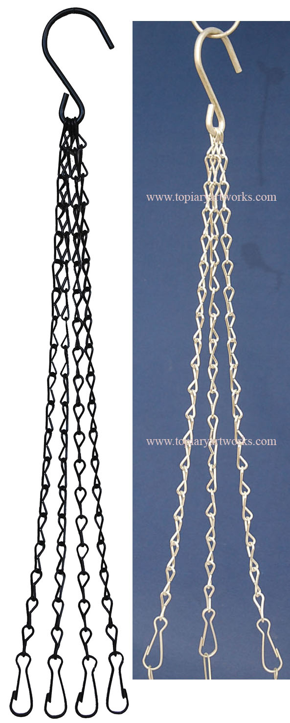 CHAIN HANGERS GALVANIZED AND BLACK