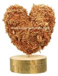 Heart Topiary - Filled With Sphagnum Moss - Small (Case of 12) Heart Topiary - Filled With Sphagnum Moss - Small (Case of 12)