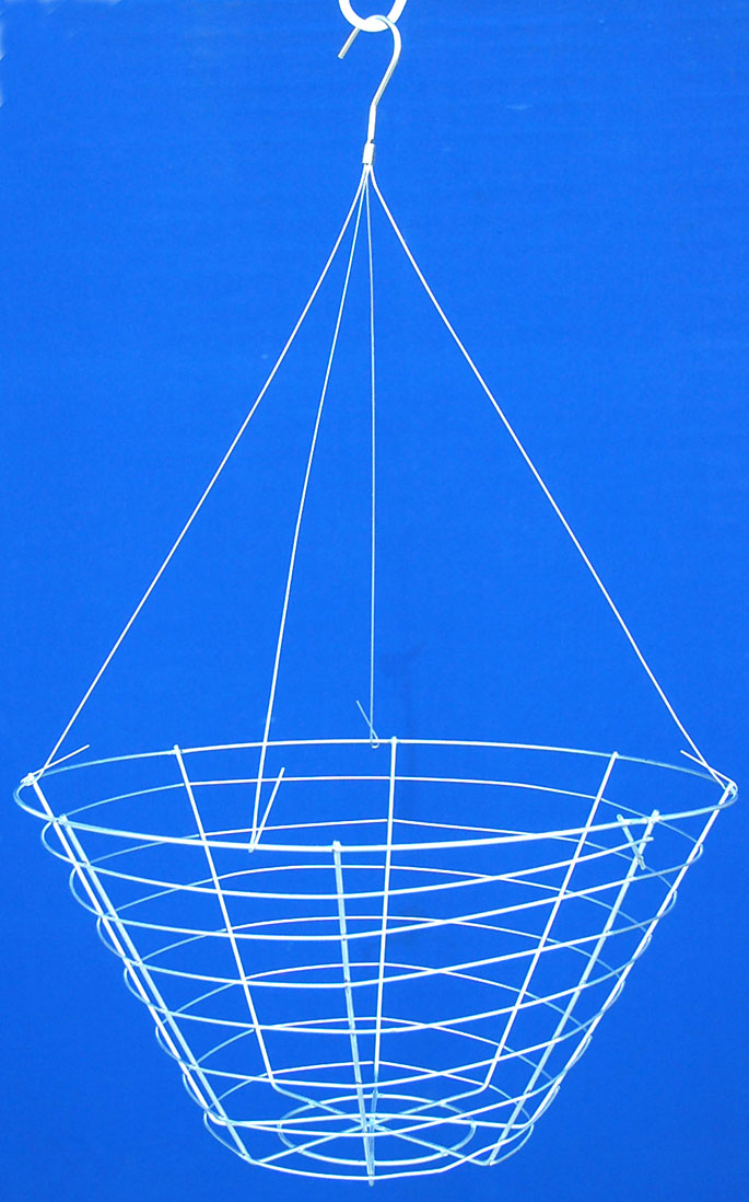 Wire hanging basket 18" diameter