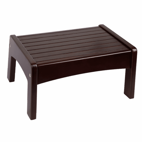 Slatted Step Stool - Espresso