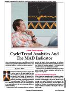 Stocks & Commodities V. 39:10 (2023): Cycle/Trend Analytics And The MAD Indicator by John F. Ehlers