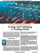 Stocks & Commodities V. 42:04 (2227): Testing And Validating A Trading Model by Jacinta Chan, PhD