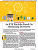 Stocks & Commodities V. 40:05 (1821): An ETF Portfolio Based On Minimizing Drawdown by Guy Brys, PhD, and Luc Van Hof