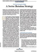 Stocks & Commodities V. 43:08 (819, 39): A Sector Rotation Strategy by Markos Katsanos